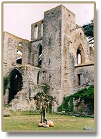 Eglise de l'abbaye à Villelongue